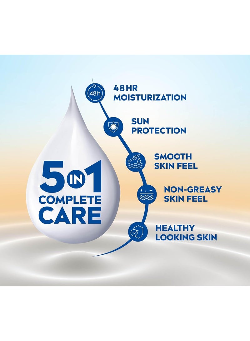 نيفيا لوشن نيفيا ألو بروتكشن بعامل حماية من الشمس 15، لوشن صيفي للجسم للرجال والنساء لجميع أنواع البشرة، 400 مل، ولوشن نيفيا للجسم، ألو بروتكشن بعامل حماية من الشمس 15، لوشن صيفي للجسم، للرجال والنساء، 200 مل، للبشرة العادية. - Image 2